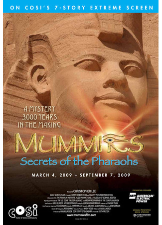 кино Мумии: Секреты фараонов 3D (Mummies: Secrets of the Pharaohs) 01.04.24